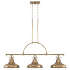 Pendelleuchte Emery (messingfarben) 3x - Elstead Lighting