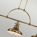 Pendelleuchte Emery (messingfarben) 3x - Elstead Lighting