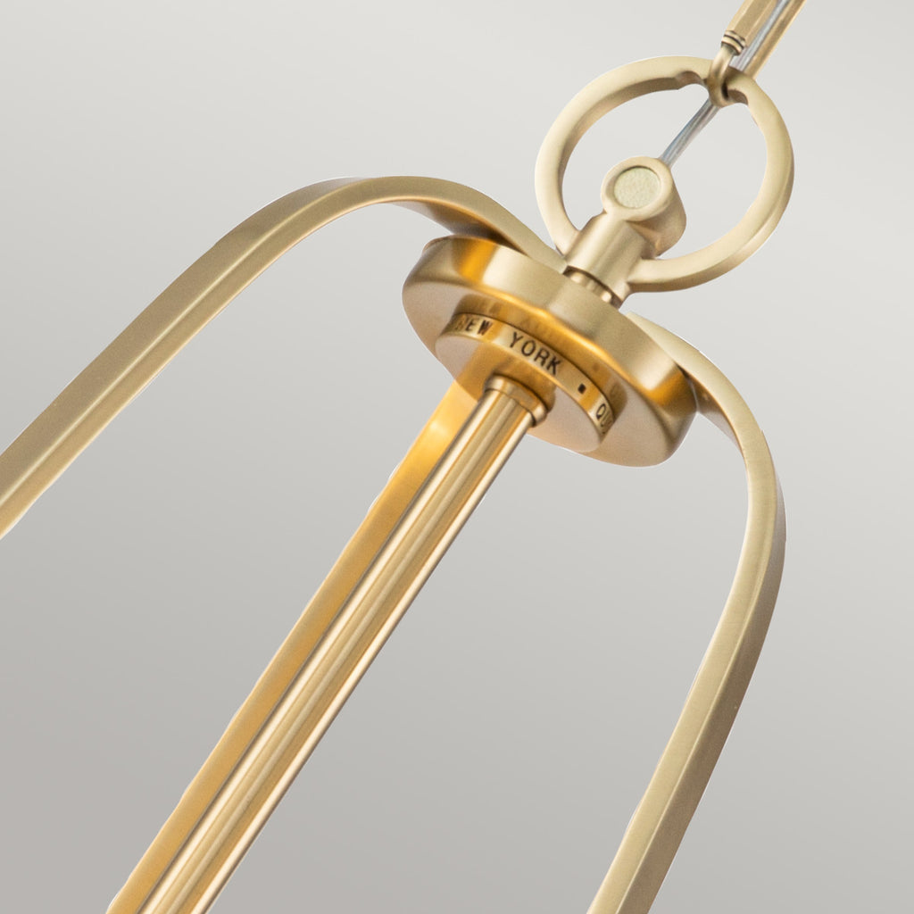 Pendelleuchte Gotham (messingfarben) 4x - Elstead Lighting