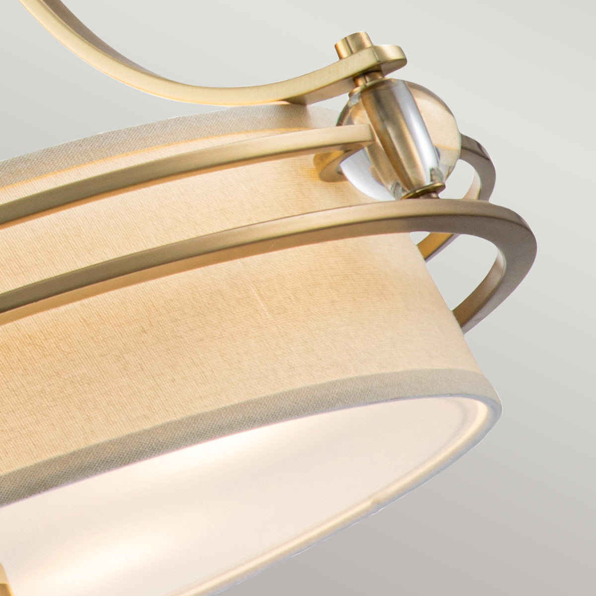 Pendelleuchte Gotham (messingfarben) 4x - Elstead Lighting