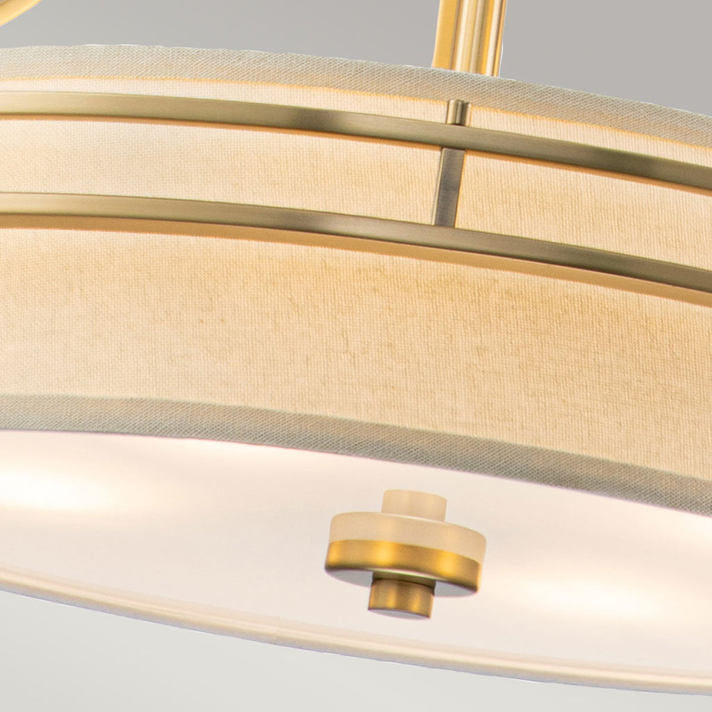 Pendelleuchte Gotham (messingfarben) 4x - Elstead Lighting