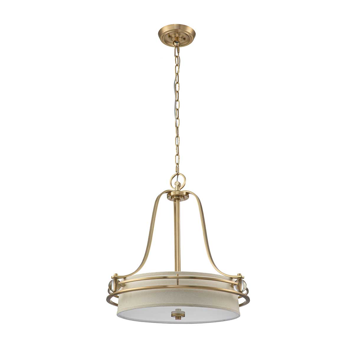 Pendelleuchte Gotham (messingfarben) 4x - Elstead Lighting