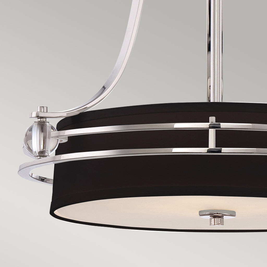 Pendelleuchte Gotham (silberfarben) 4x - Elstead Lighting