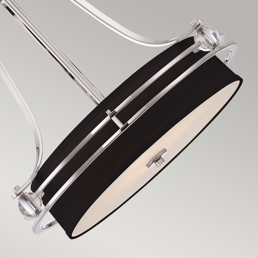 Pendelleuchte Gotham (silberfarben) 4x - Elstead Lighting