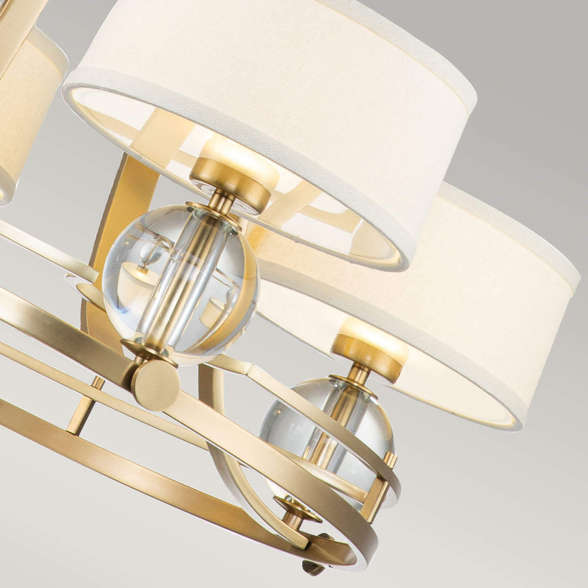Pendelleuchte Gotham (messingfarben) 4x - Elstead Lighting