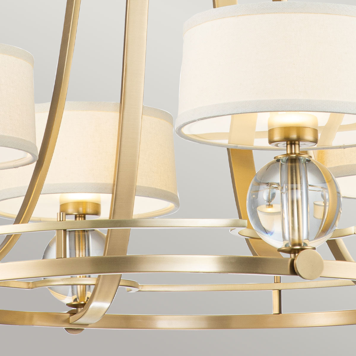 Pendelleuchte Gotham (messingfarben) 4x - Elstead Lighting