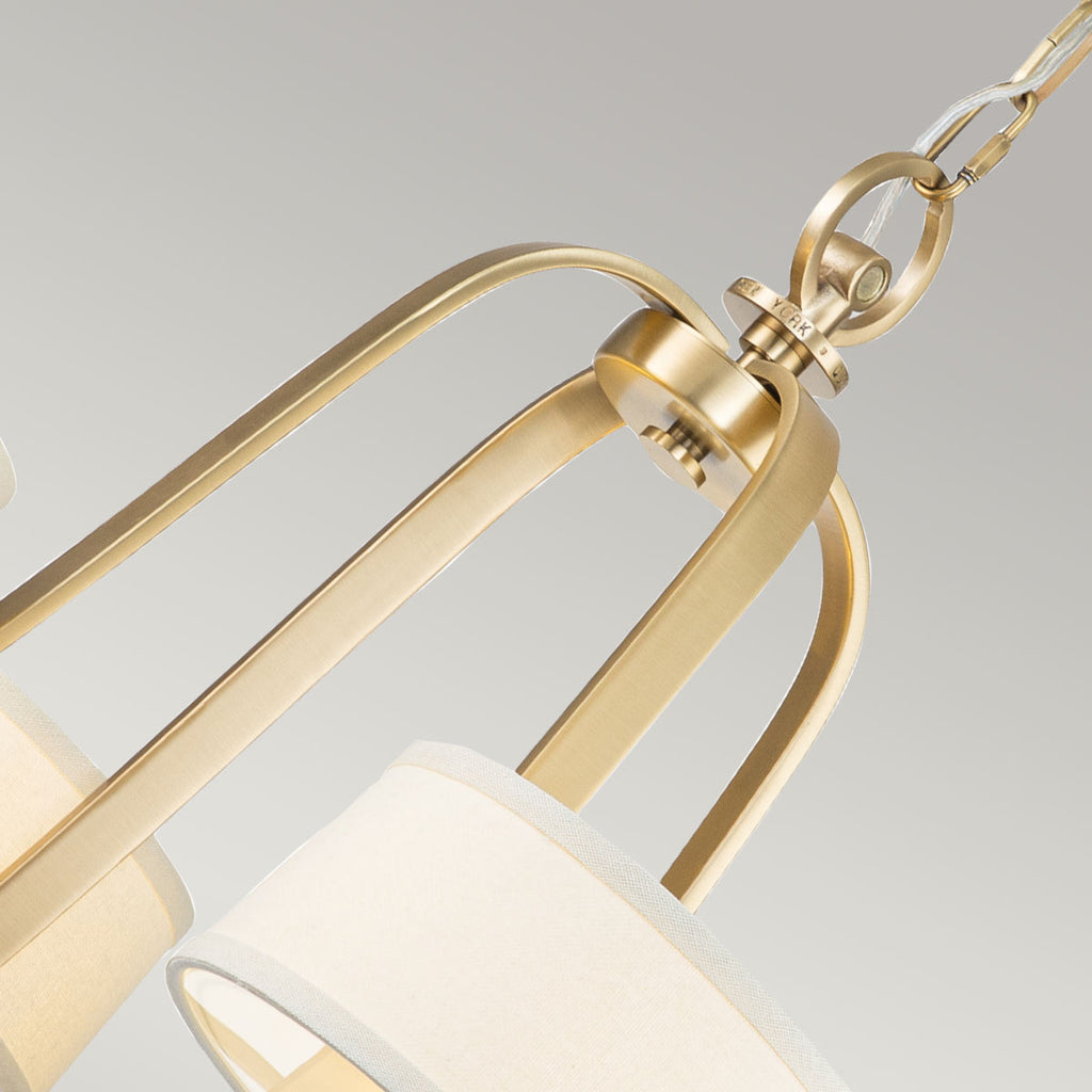 Pendelleuchte Gotham (messingfarben) 4x - Elstead Lighting