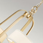 Pendelleuchte Gotham (messingfarben) 4x - Elstead Lighting