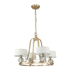 Pendelleuchte Gotham (messingfarben) 4x - Elstead Lighting