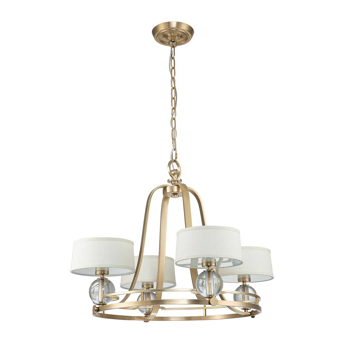 Pendelleuchte Gotham (messingfarben) 4x - Elstead Lighting
