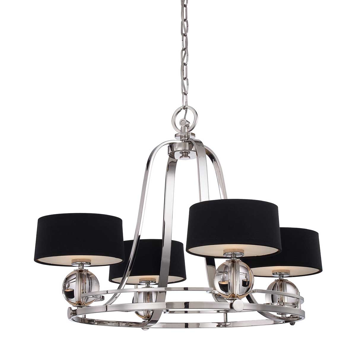 Pendelleuchte Gotham (silberfarben) 4x - Elstead Lighting