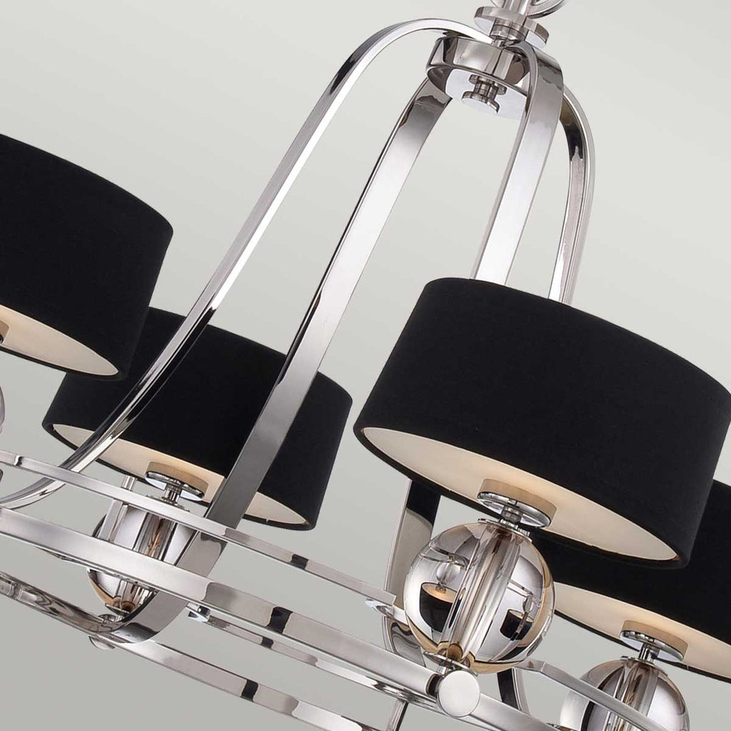 Pendelleuchte Gotham (silberfarben) 4x - Elstead Lighting