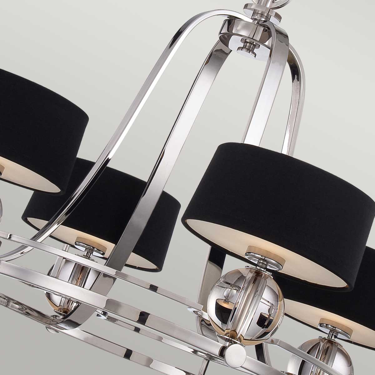 Pendelleuchte Gotham (silberfarben) 4x - Elstead Lighting