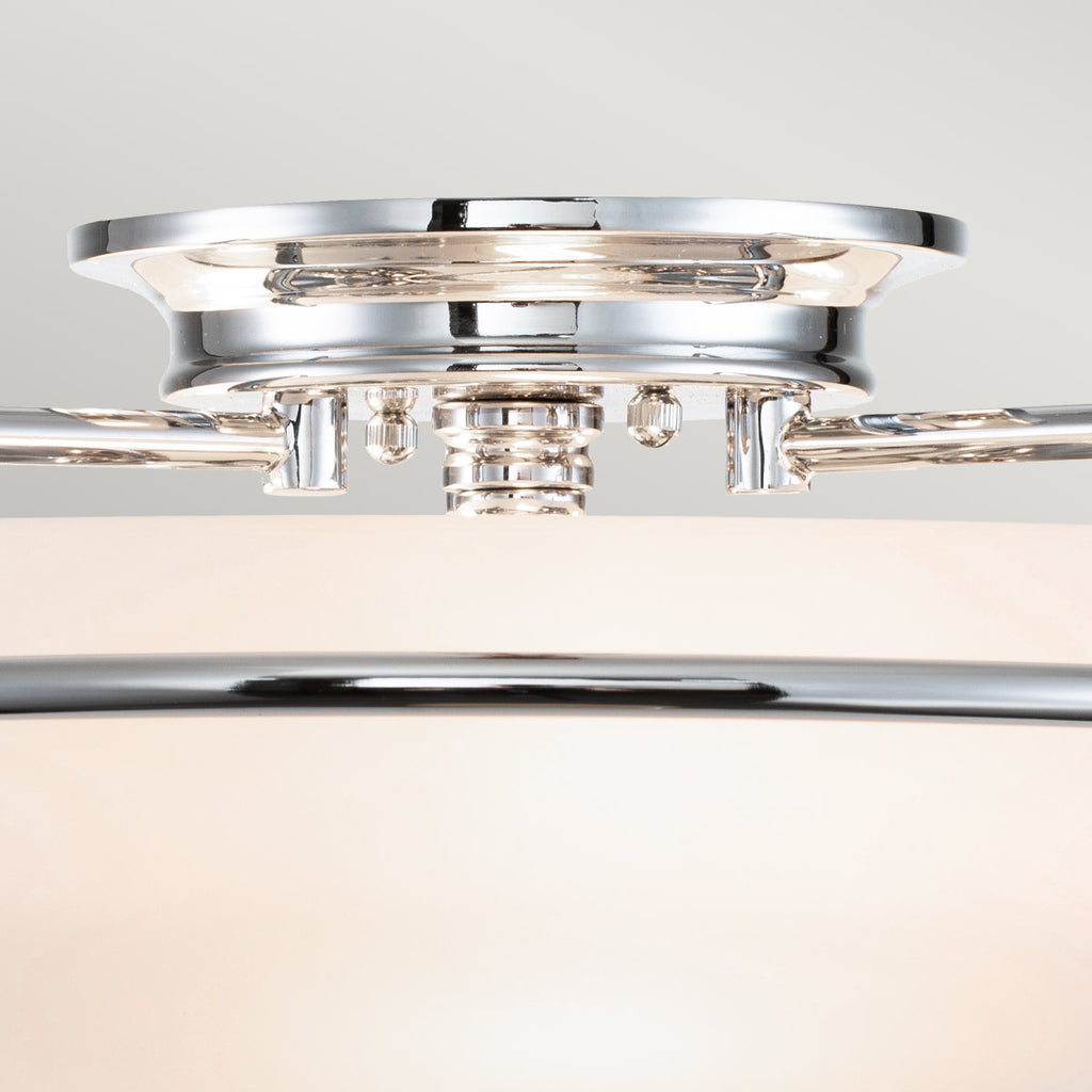 Deckenleuchte Griffin (verchromt) 3x - Elstead Lighting