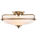 Deckenleuchte Griffin (messingfarben) 3x - Elstead Lighting