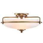 Deckenleuchte Griffin (messingfarben) 3x - Elstead Lighting