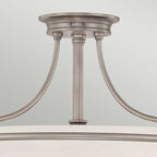 Deckenleuchte Griffin (Nickel) 3x - Elstead Lighting
