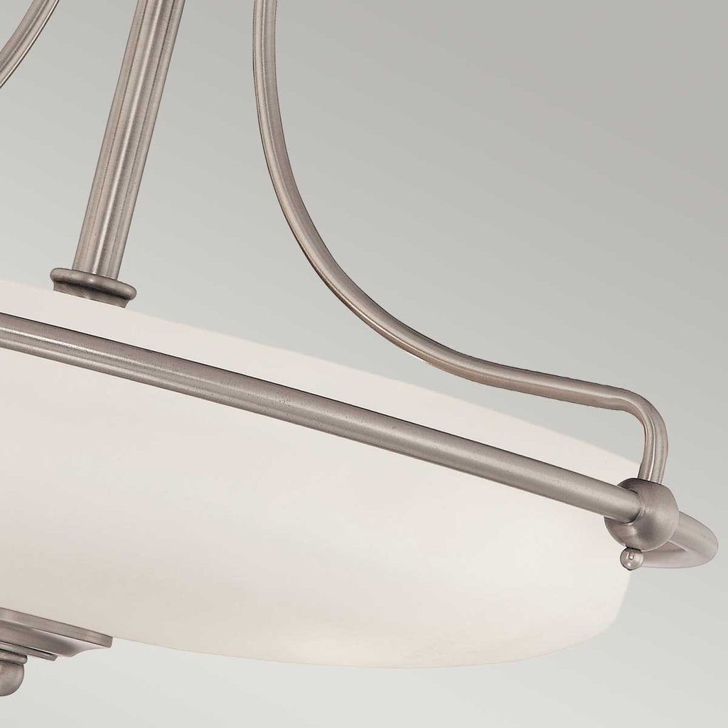 Deckenleuchte Griffin (Nickel) 3x - Elstead Lighting