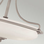 Deckenleuchte Griffin (Nickel) 3x - Elstead Lighting