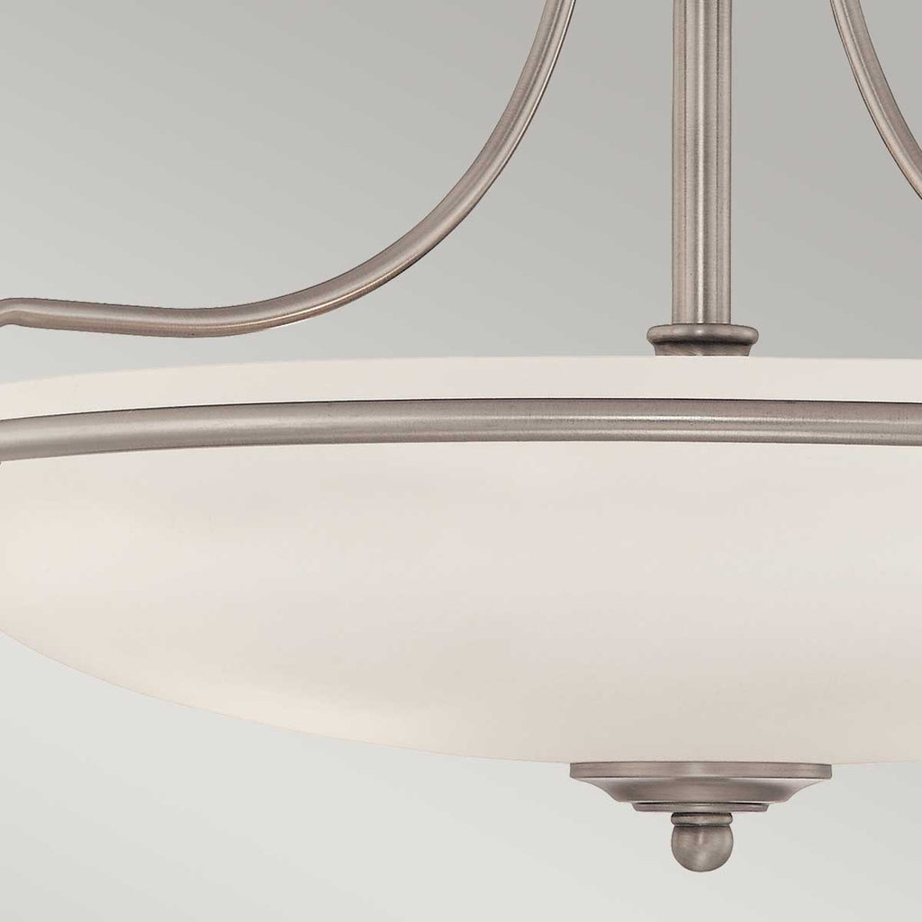 Deckenleuchte Griffin (Nickel) 3x - Elstead Lighting