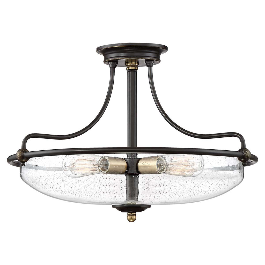Deckenleuchte Griffin (bronzefarben) 4x - Elstead Lighting