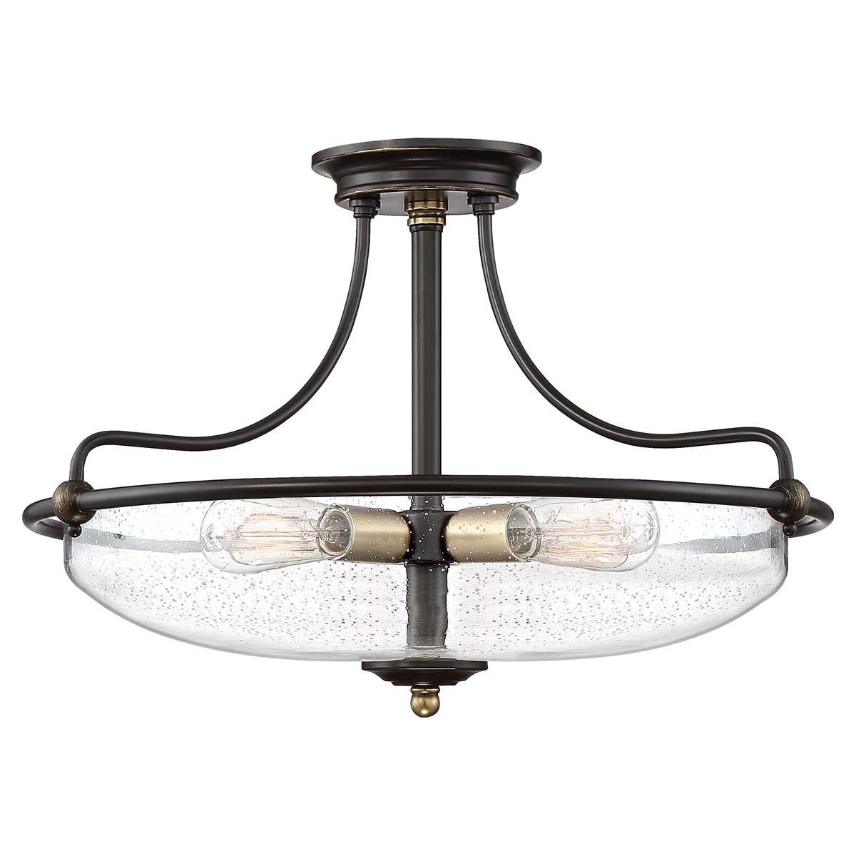 Deckenleuchte Griffin (bronzefarben) 4x - Elstead Lighting