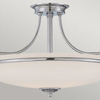 Deckenleuchte Griffin (verchromt) 3x - Elstead Lighting