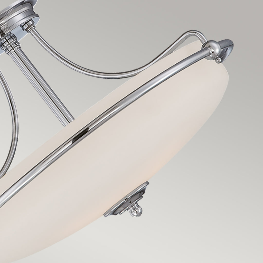 Deckenleuchte Griffin (verchromt) 4x - Elstead Lighting