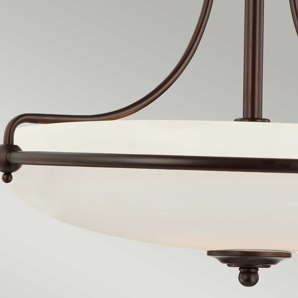 Deckenleuchte Griffin (bronzefarben) 4x - Elstead Lighting