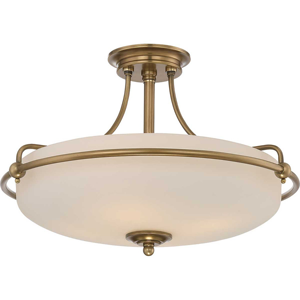 Deckenleuchte Griffin (messingfarben) 4x - Elstead Lighting