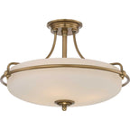 Deckenleuchte Griffin (messingfarben) 4x - Elstead Lighting
