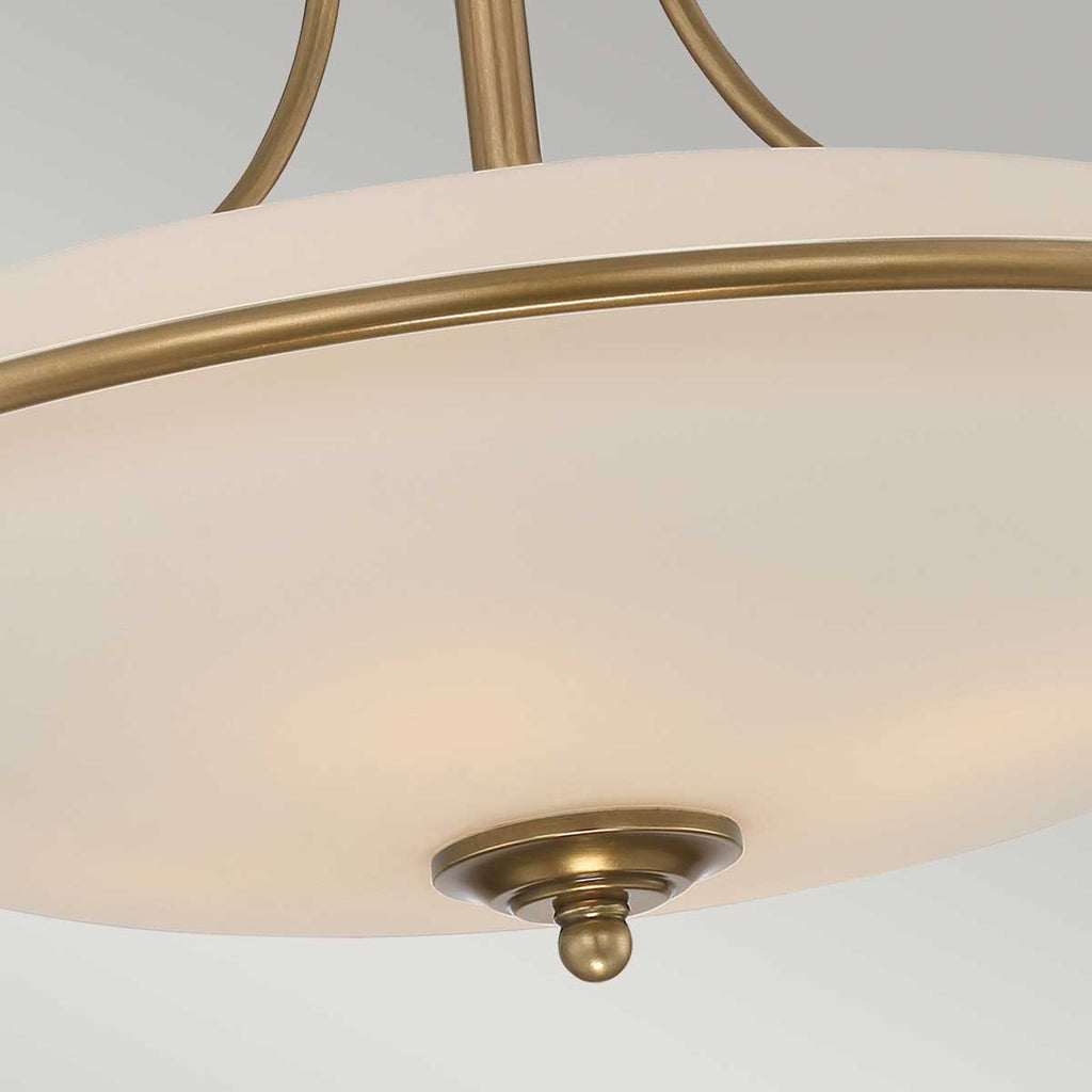 Deckenleuchte Griffin (messingfarben) 4x - Elstead Lighting