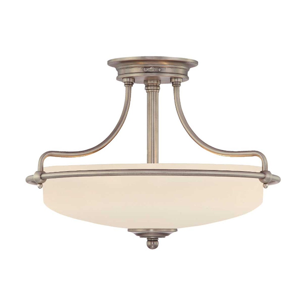 Deckenleuchte Griffin (Nickel) 3x - Elstead Lighting