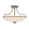 Deckenleuchte Griffin (Nickel) 3x - Elstead Lighting