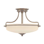 Deckenleuchte Griffin (Nickel) 3x - Elstead Lighting