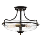 Deckenleuchte Griffin (bronzefarben) 3x - Elstead Lighting