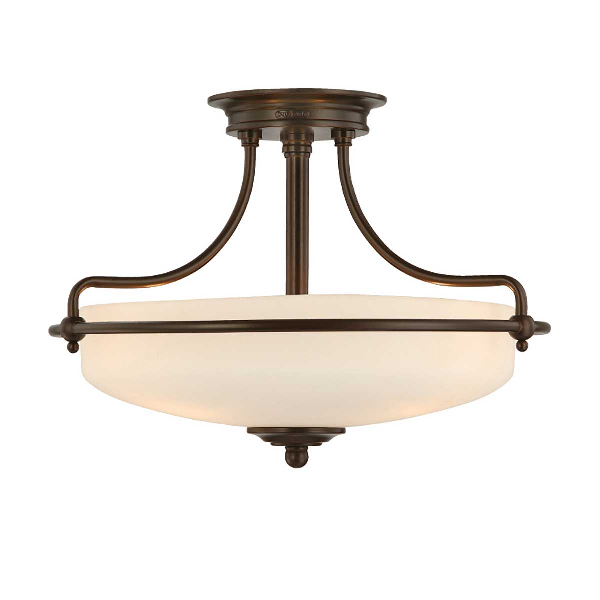 Deckenleuchte Griffin (bronzefarben) 3x - Elstead Lighting
