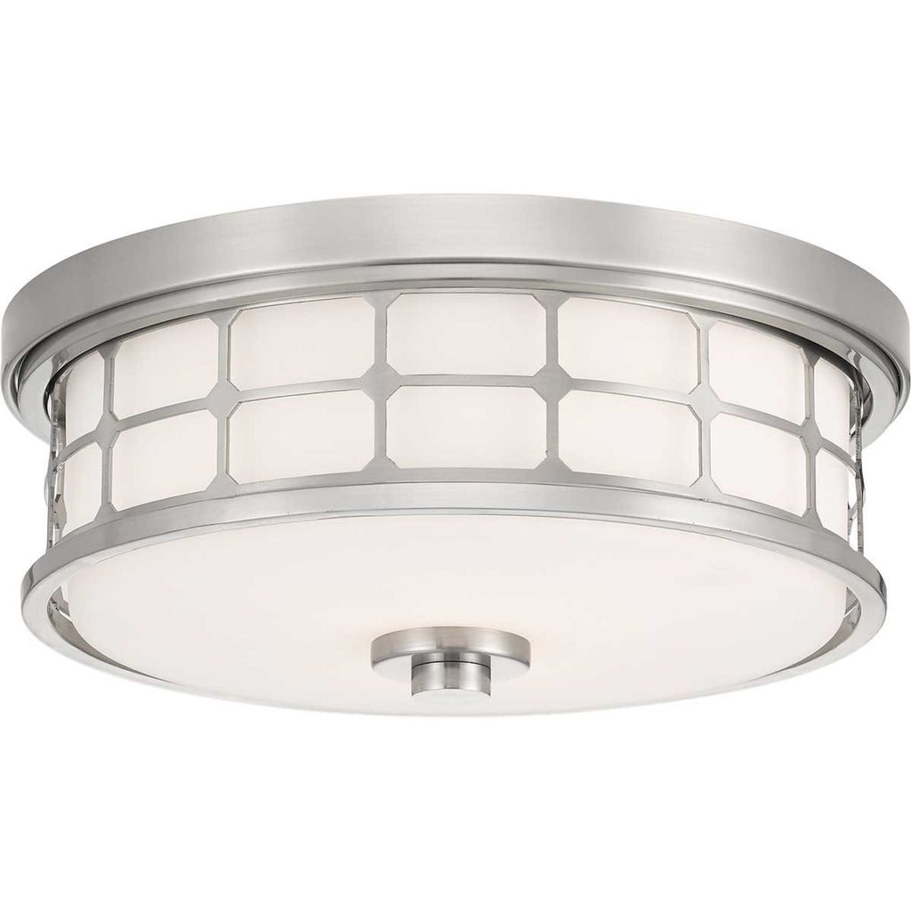 Bad-Deckenleuchte Guardian (Nickel) 2x - Elstead Lighting