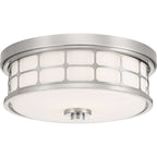 Bad-Deckenleuchte Guardian (Nickel) 2x - Elstead Lighting