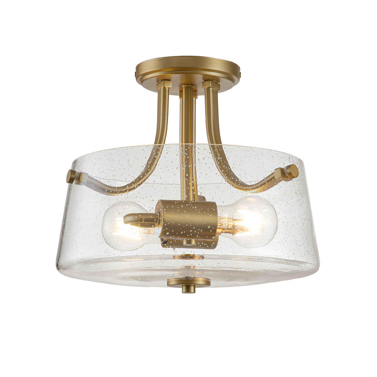 Deckenleuchte Hollister (messingfarben) 2x - Elstead Lighting