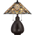 Tischleuchte India (bronzefarben) 2x - Elstead Lighting