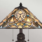 Tischleuchte India (bronzefarben) 2x - Elstead Lighting