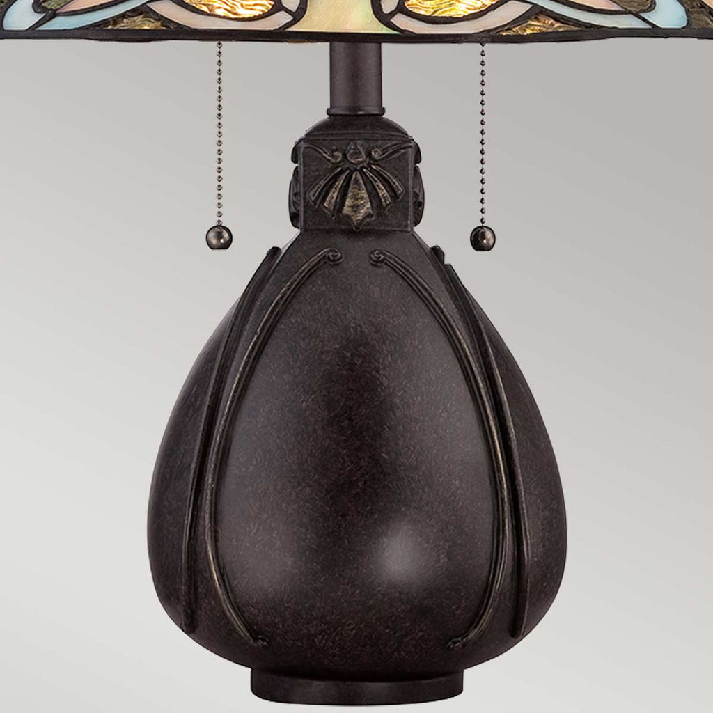 Tischleuchte India (bronzefarben) 2x - Elstead Lighting