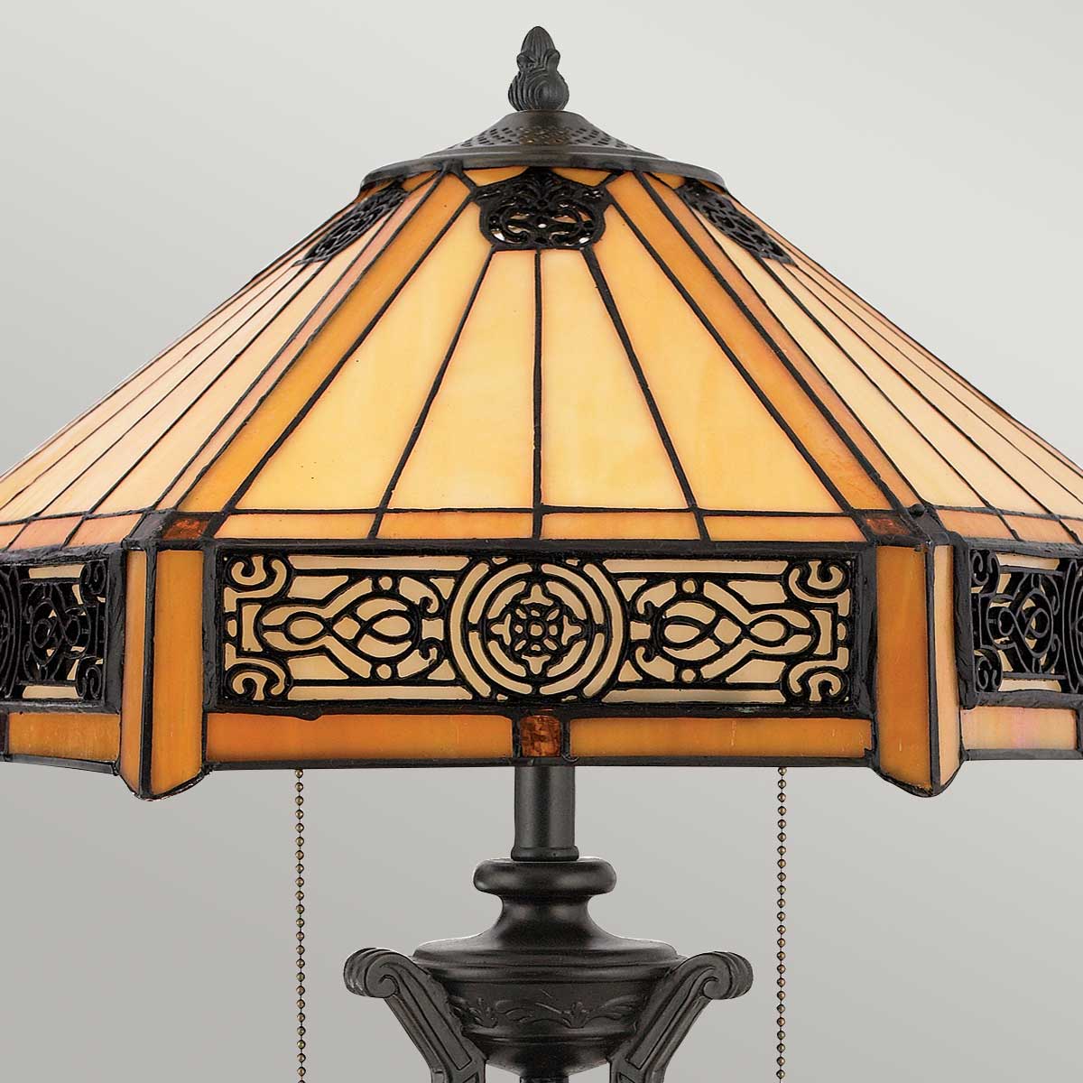 Tischleuchte Indus (Nickel) 2x - Elstead Lighting