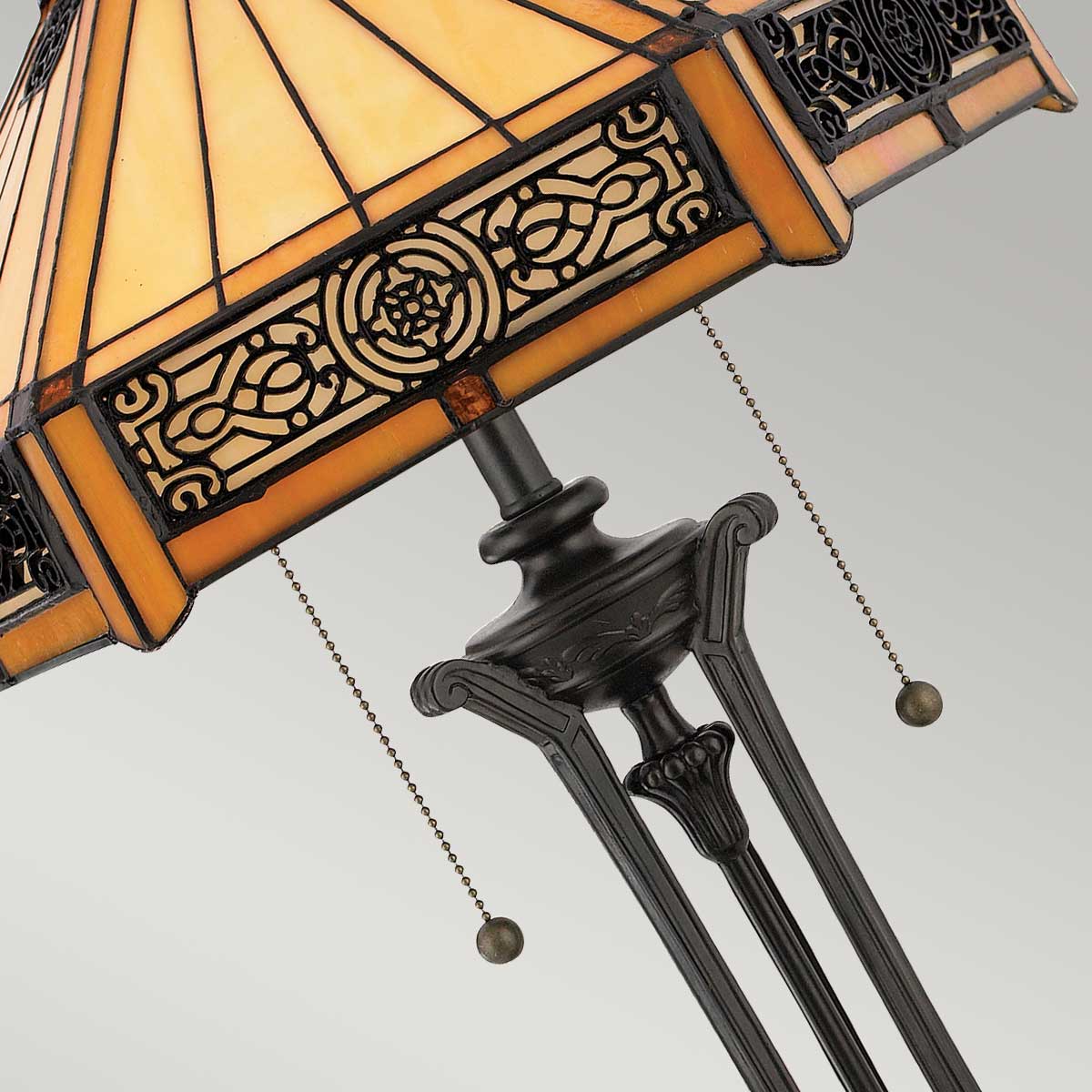 Tischleuchte Indus (Nickel) 2x - Elstead Lighting