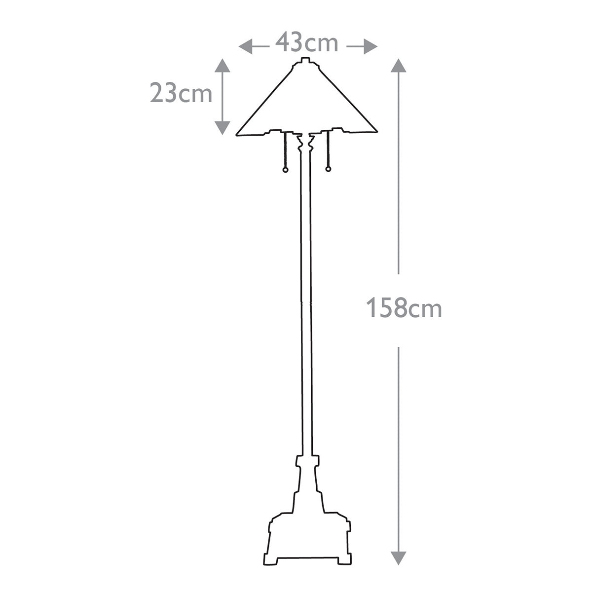 Stehleuchte Inglenook (kupferfarben) 2x - Elstead Lighting