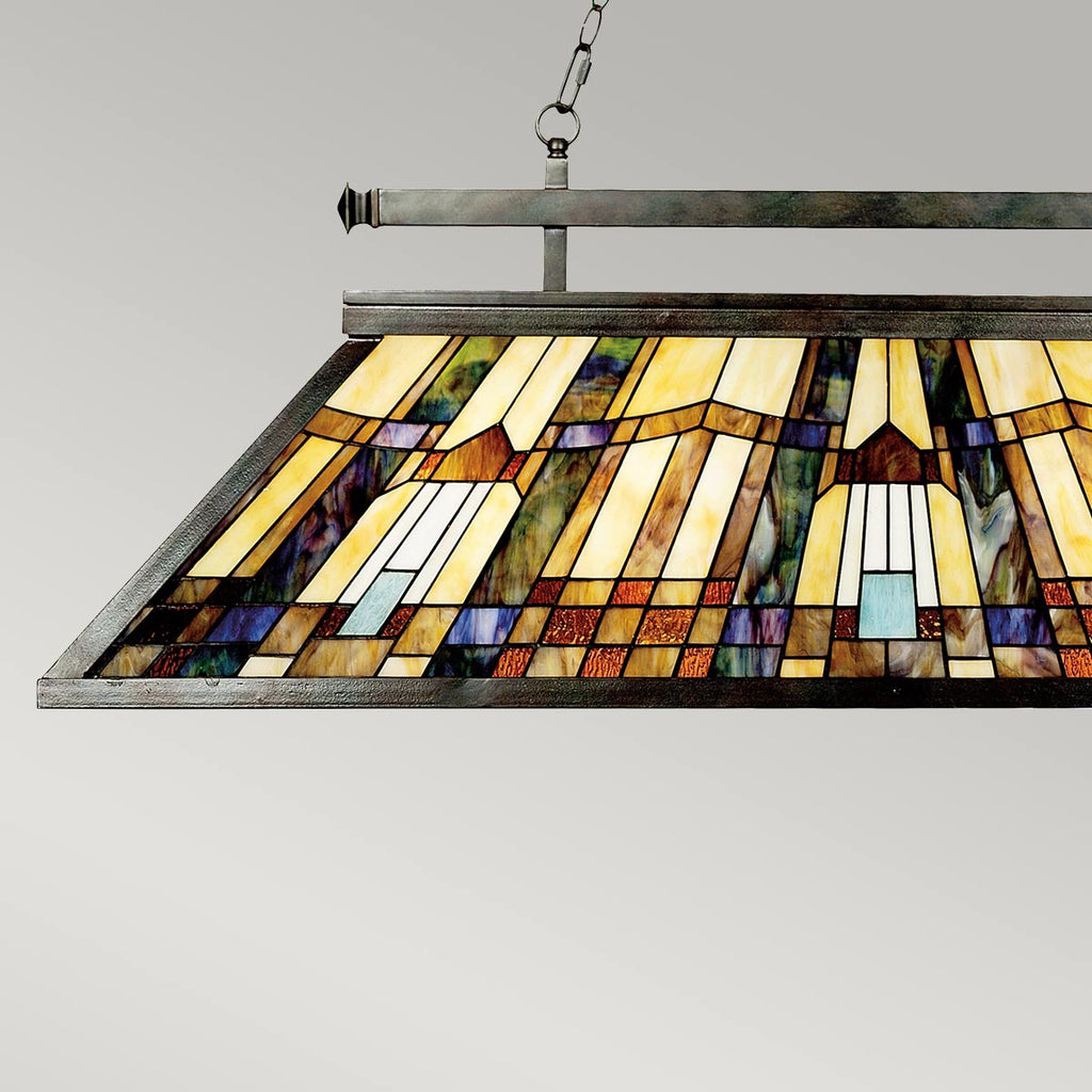 Pendelleuchte Inglenook (bronzefarben) 3x - Elstead Lighting