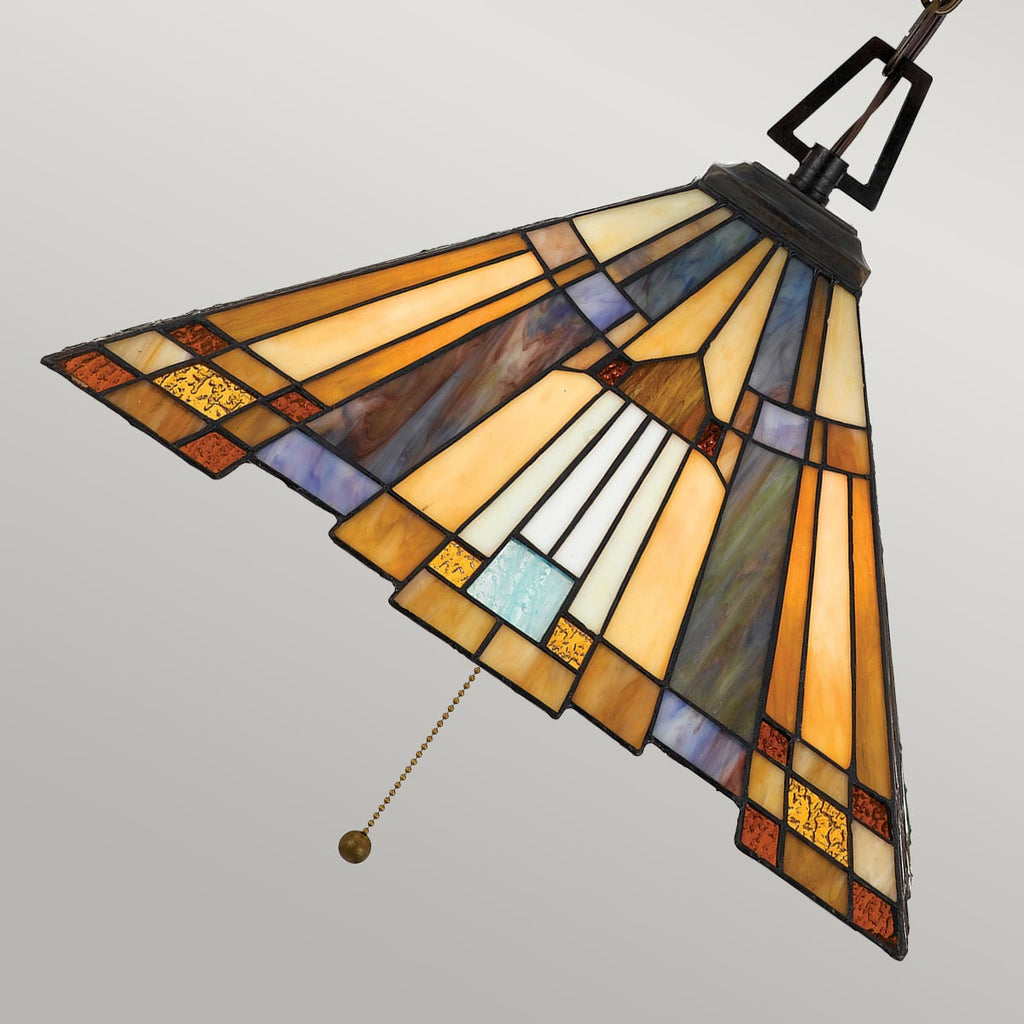 Pendelleuchte Inglenook (bronzefarben) 3x - Elstead Lighting