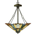 Pendelleuchte Inglenook (bronzefarben) 3x - Elstead Lighting