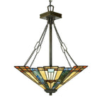 Pendelleuchte Inglenook (bronzefarben) 3x - Elstead Lighting